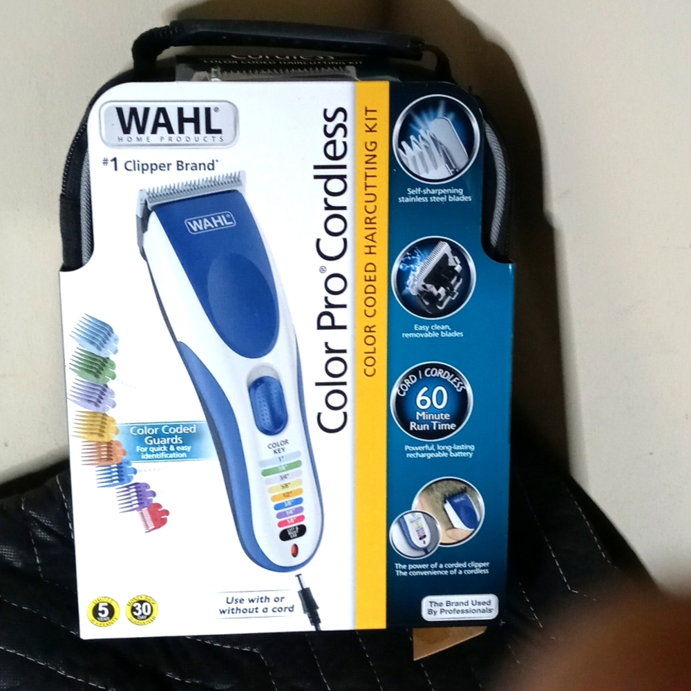 Wahl Color Pro Cordless Haircut Clipper Kit #9469